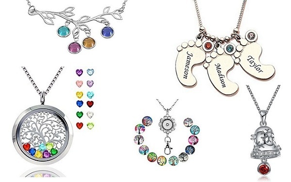 baby charms necklaces