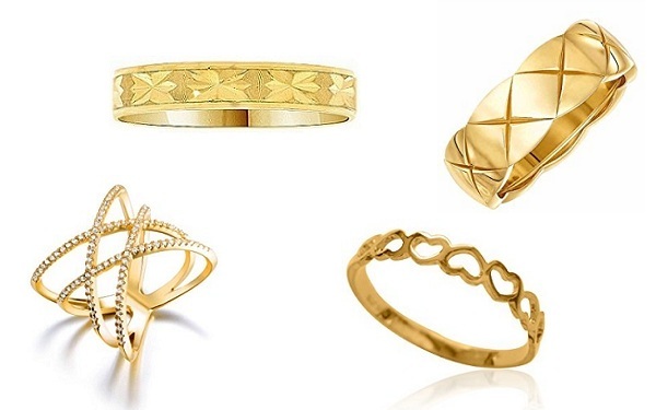gold baby rings